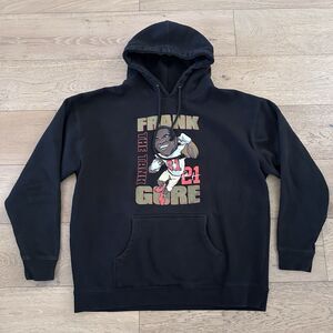 49ers X Shoe Palace Frank Gore Frank The Tank Black Hoodie Sweatshirt 2XL #21